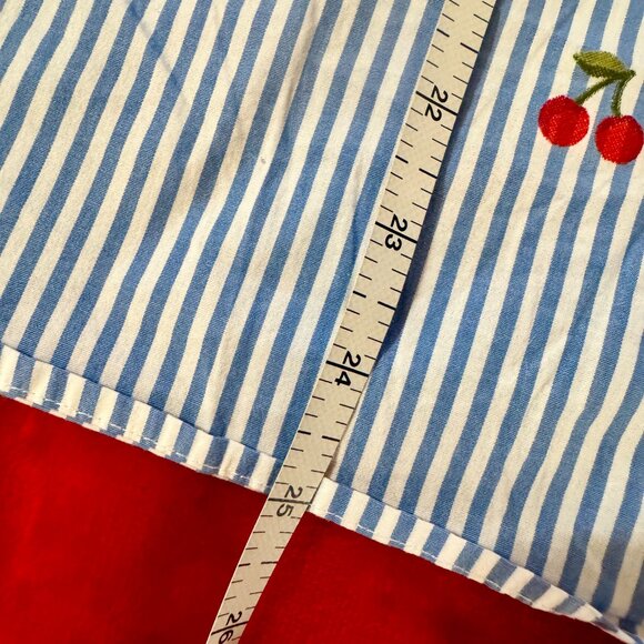 Cherry Button Up UNTUCKit Embroidered Cherry Shirt Medium Fruitcore - Picture 13 of 16